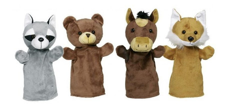 Pacynka na rękę welurek Goki