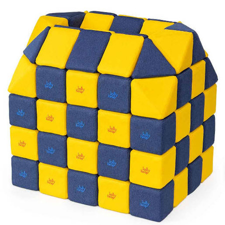 Materiałowe klocki magnetyczne XXL JollyHeap 100 szt. CREATIVE