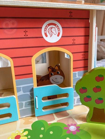 WOOPIE GREEN Mega Farma Figurki Zwierząt Stajnia Obora Kurnik 18 el.