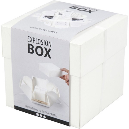 Eksplodujące Pudełko DIY Złamana Biel