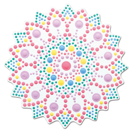 Zestaw do malowania kropkami Dziewczęcy