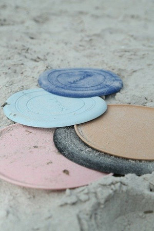 Silikonowy dysk do rzucania Scrunch - Pudrowy Róż