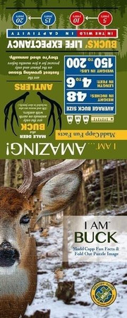 MADD CAPP, Puzzle konturowe I AM - Jeleń 300 elem.