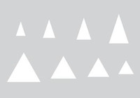 Szablon do Wycinania Trójkąty