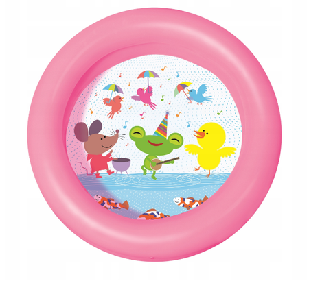 Piaskownica basenik nadmuchiwany różowy