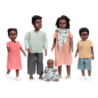 Lalki do domku dla lalek zestaw Billie, zabawka dla dzieci, domek, Lundby