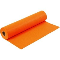 Filc w rolce W: 45 cm L: 5m Pomarańczowy