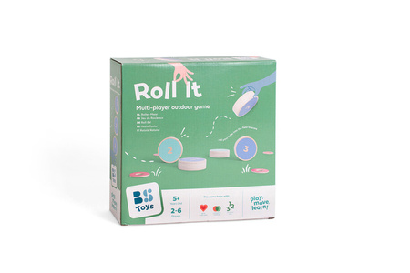 BS Toys,  Drewniana gra zręcznościowa Turlaj krążki