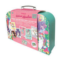 Box Candiy, zestaw kreatywny XL Walizka Jednorożce