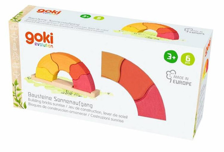 Układanka drewniana tęcza Wschód Słońca Goki 58372