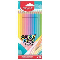 Kredki Colorpeps Pastel Trójkątne 12 szt