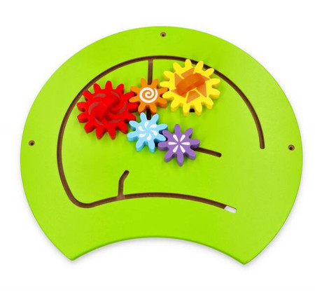 Duża drewniana tablica motoryczna panel ścienny - Gąsienica duża