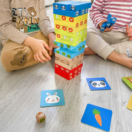 TOOKY TOY Gra Zręcznościowa Zwierzęta 80 el.