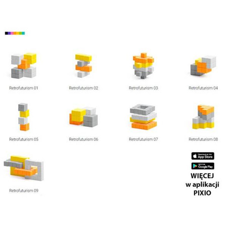 Klocki Pixio Retrofuturism | Abstract Series | Pixio®