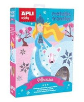 Zestaw kalkomanii z folią Apli Kids - Księżniczki