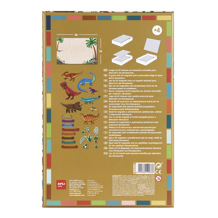 Magnetyczna układanka Apli Kids - Dinozaury