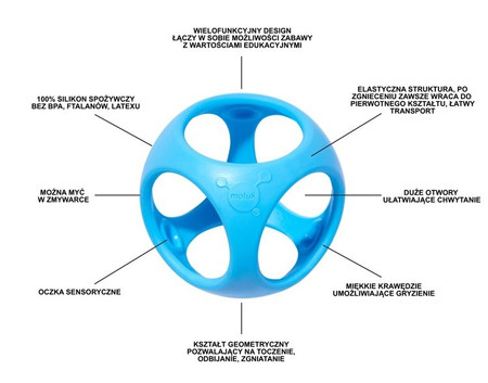 Silikonowa zabawka kreatywna Oibo 3 pack - kolory monochromatyczne