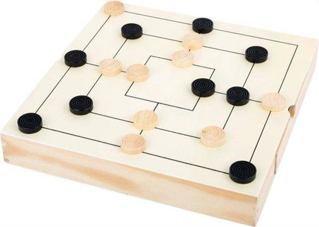 Zestaw trzech gier na drewnianej planszy 11208-Small Foot, gry dla dzieci