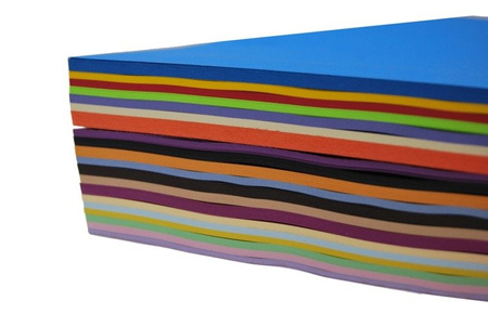 Papier kolorowy MIX 20 kolorów A4 ryza 500 arkuszy