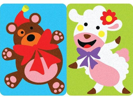 Duży zestaw do kolorowania piaskiem Color&Shine 3l+ SABBIARELLI