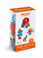 Klocki konstrukcyjne Wafle Mini - Zestaw dla chłopca - 70 elementów