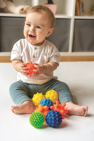 Piłki Sensorki Tullo - 8 piłeczek bez dziurek