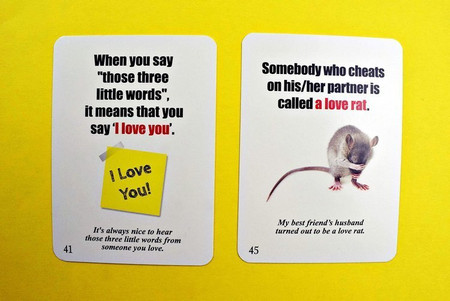 Fun Card English Valentine's Day