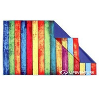 Ręcznik szybkoschnący Soft Fibre Lifeventure - Striped Planks 150x90 cm