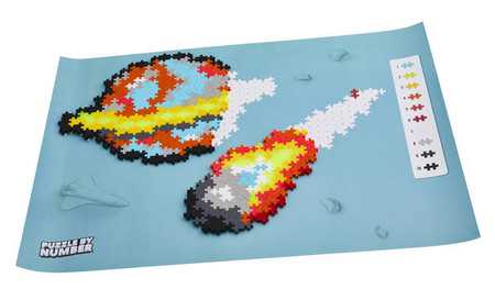Plus-Plus Mini, Puzzle po numerach 500 szt - Kosmos