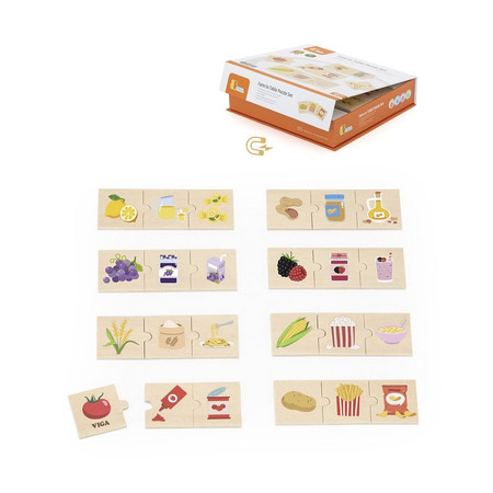 VIGA Zestaw Puzzli Odkrywaj Związki Między Naturą a Jedzeniem