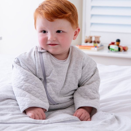 Śpiworek z rękawami Purflo 3-9 m. Szary