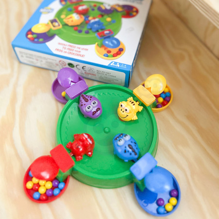 WOOPIE Gra Zręcznościowa Planszowa Głodne Wesołe Żabki 3+