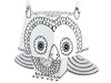 Kolorowanka 3D Cube head - Sowa 3l+ MONUMI