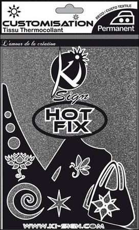 Naprasowanka arkusz 20x15cm Brokat Szarość