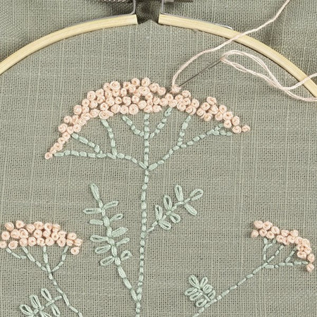 Zestaw do wyszywania Kwiaty w Ramkach z tamborkiem i ramką