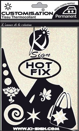 Naprasowanka arkusz 20x15cm Brokat Biel