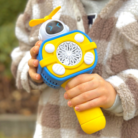 WOOPIE Maszynka do Robienia Baniek Mydlanych Space Żółty