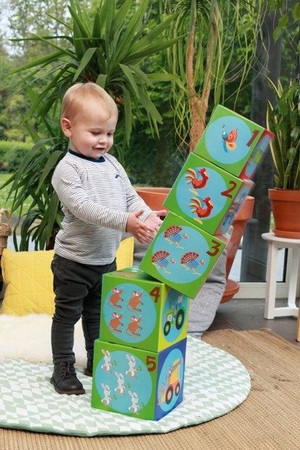 Scratch, Piramida edukacyjna Jumbo - Farma