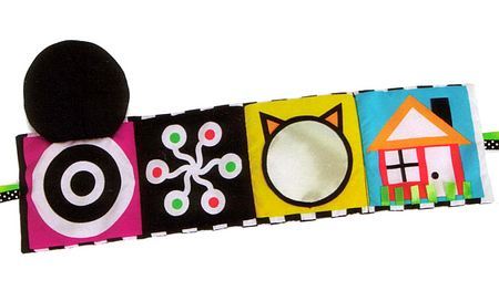 Miękka, materiałowa książeczka dla malucha, Wimmer-Ferguson, 210510-Manhattan Toy, zabawki dla niemowlaków