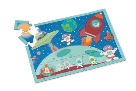 Scratch, Puzzle 2w1 - 2D i 3D scenografia Kosmos