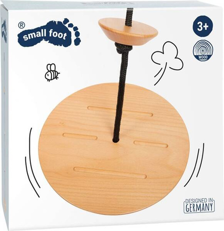 Lina do wspinaczki z huśtawką 2w1 huśtawka ogrodowa dysk 12406 Small Foot zabawy w plenerze