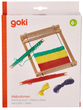 Krosno drewniane Goki - mały warsztat tkacki 22x19cm