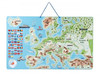 Magnetyczna mapa Europy 77x47cm