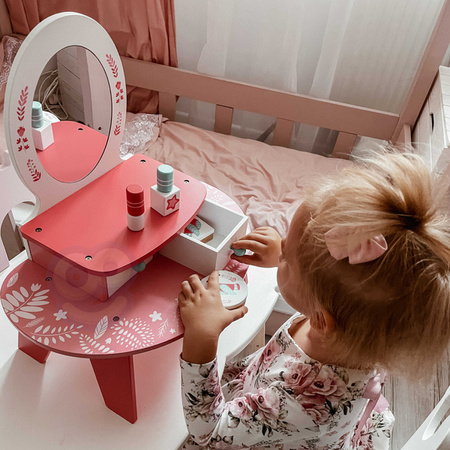TOOKY TOY Drewniana toaletka dla dziewczynki