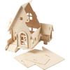 Puzzle 3D drewniane dom wariant 1