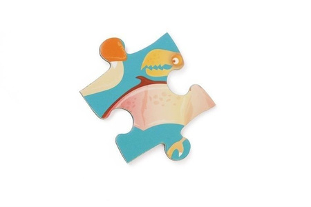 Scratch, Puzzle magnetyczne - książka podróżna Dino 2 obrazki 40 elem.
