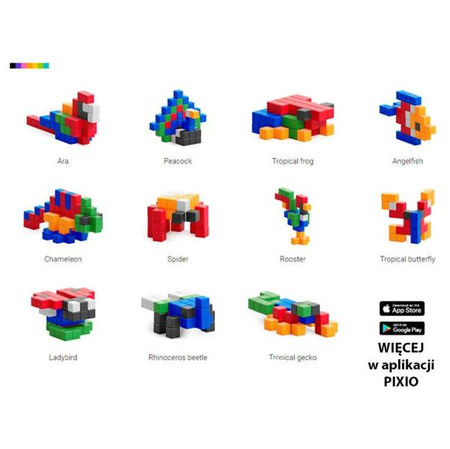 Klocki Pixio Bright Animals | Story Series | Pixio®