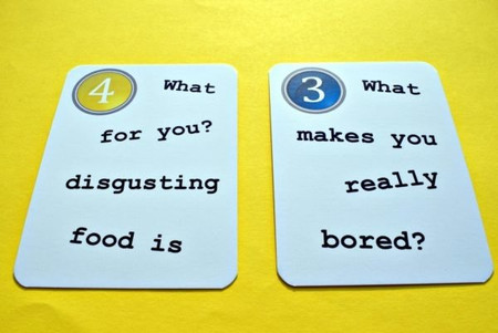 Fun Card English My Next 50 Questions