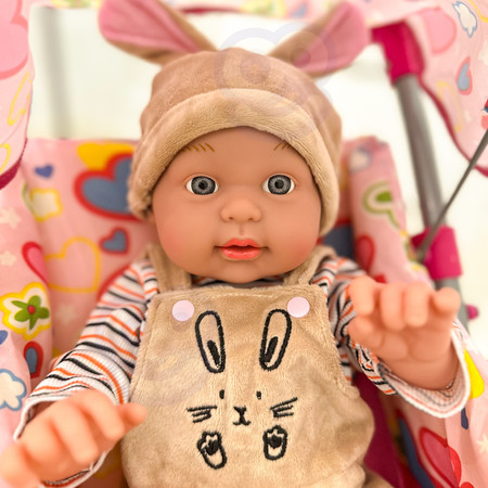 WOOPIE Lalka Bobas w Ubranku Króliczek 46 cm