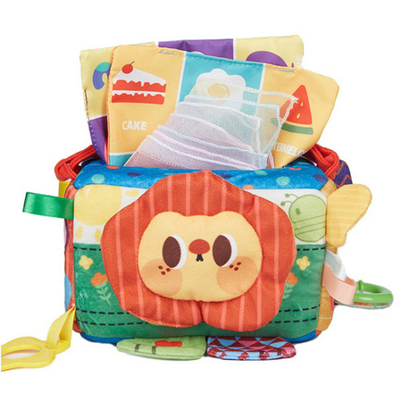 WOOPIE Zabawka Edukacyjna Sensoryczna Pani Metka Pudełeczko Chusteczek